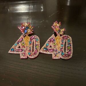 “40” Earrings